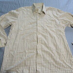 Mens Vtg Lazo Made in Italy Long Sleeve Button Down Shirt Sz XL